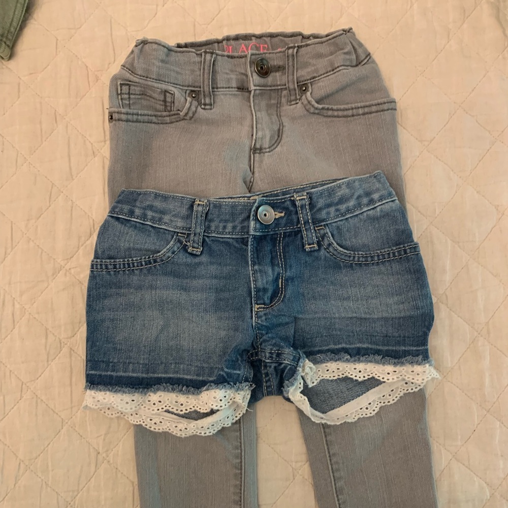 Children’s Place shorts and jeans 4/4T